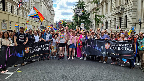University of Cambridge LGBTQ+ Network at Pride in London 2022